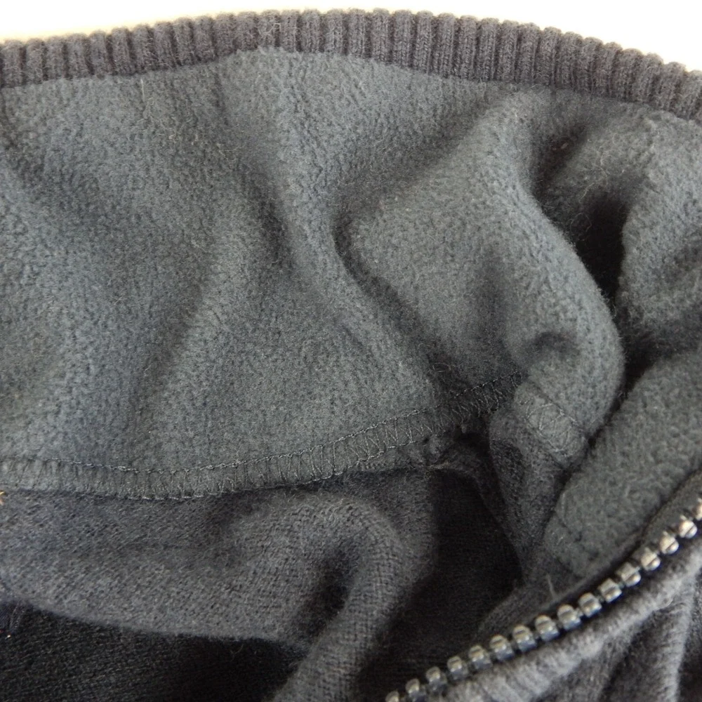 The North Face Pullover Wool Blend Sweater Mens L Blue 1/4 Zip Hiking Outdoors